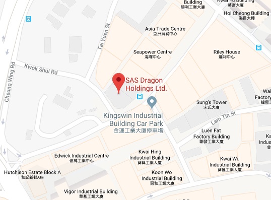 SAS Dragon Holdings Ltd location